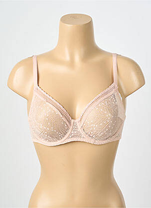 Soutien-gorge légère et transparente haut soutien-gorge emboitant rose SIMONE PERELE femme