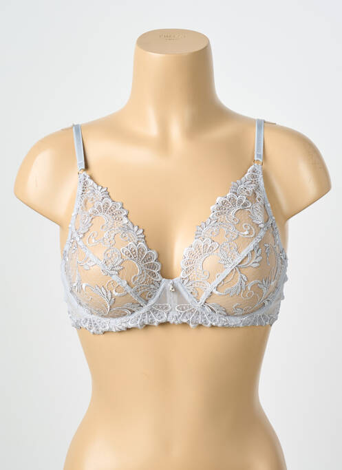 Soutien-gorge légère et transparente haut soutien-gorge emboitant gris LISE CHARMEL femme
