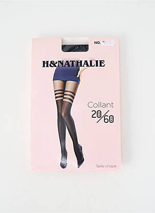 Collants stretch noir H.NATHALIE femme