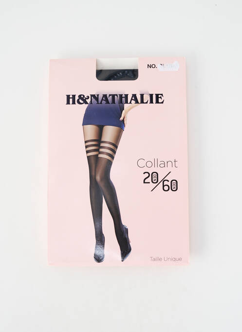 Collants stretch noir H.NATHALIE femme