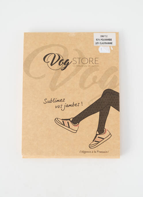 Collants stretch noir VOGSTORE femme