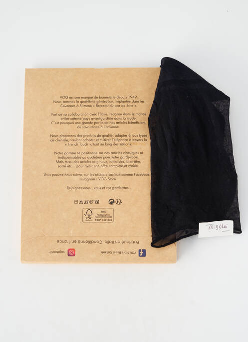 Collants stretch noir VOGSTORE femme