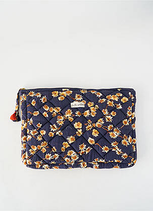 Pochette multipoches bleu LA VIE EST BELLE femme
