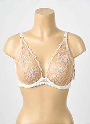 Soutien-gorge légère et transparente haut soutien-gorge emboitant blanc AUBADE femme