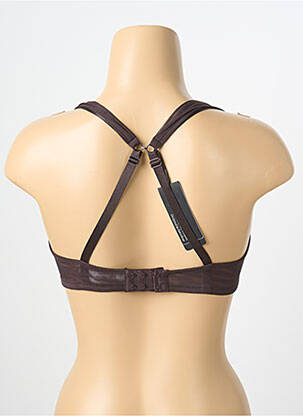 Soutien-gorge bretelle multi position haut soutien-gorge emboitant marron ANDRES SARDA femme