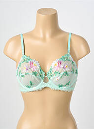 Soutien-gorge légère et transparente haut soutien-gorge emboitant vert LISE CHARMEL femme