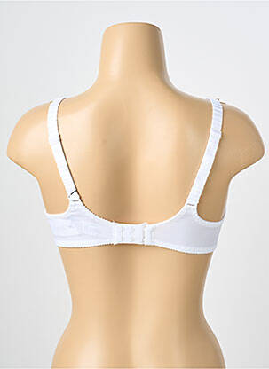 Soutien-gorge légère et transparente haut soutien-gorge emboitant blanc EMPREINTE femme