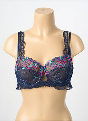 Soutien-gorge haut soutien-gorge balconnet haut soutien-gorge balconnet bleu LISE CHARMEL femme