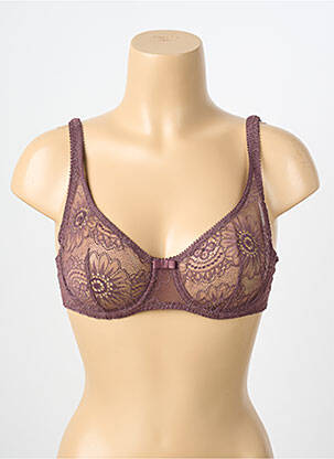 Soutien-gorge légère et transparente haut soutien-gorge emboitant rouge SIMONE PERELE femme