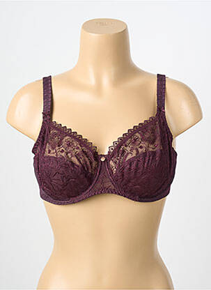 Soutien-gorge sans armature haut soutien-gorge emboitant violet EMPREINTE femme