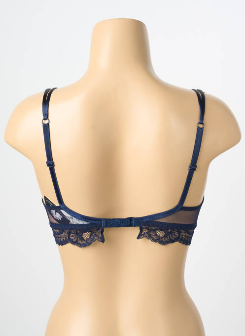 Soutien-gorge légère et transparente haut soutien-gorge emboitant bleu LISE CHARMEL femme