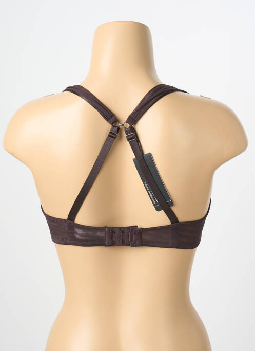 Soutien-gorge bretelle multi position haut soutien-gorge emboitant marron ANDRES SARDA femme