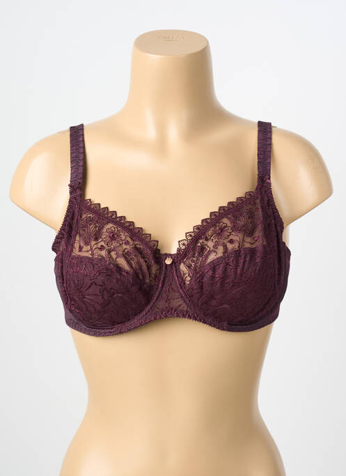 Soutien-gorge sans armature haut soutien-gorge emboitant violet EMPREINTE femme