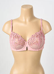 Soutien-gorge légère et transparente haut soutien-gorge emboitant rose SIMONE PERELE femme