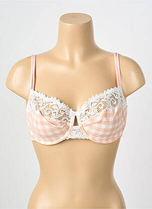 Soutien-gorge effet matière satinée haut soutien-gorge emboitant orange MARIE JO femme
