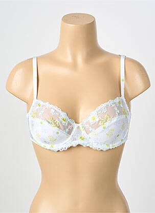 Soutien-gorge effet matière satinée haut soutien-gorge emboitant blanc MARIE JO femme