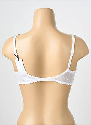 Soutien-gorge effet matière satinée haut soutien-gorge emboitant blanc MARIE JO femme