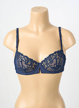 Soutien-gorge légère et transparente haut soutien-gorge emboitant bleu SIMONE PERELE femme