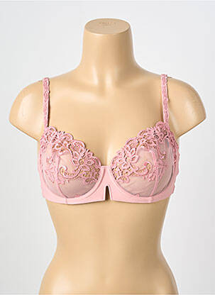 Soutien-gorge légère et transparente haut soutien-gorge emboitant rose SIMONE PERELE femme