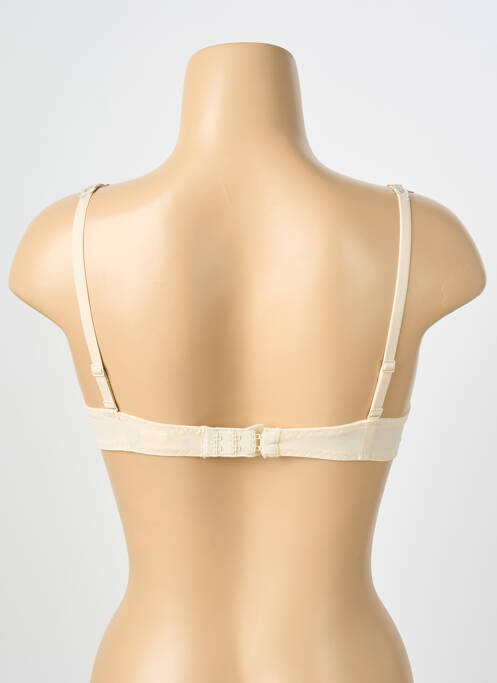 Soutien-gorge effet matière satinée haut soutien-gorge emboitant beige SIMONE PERELE femme