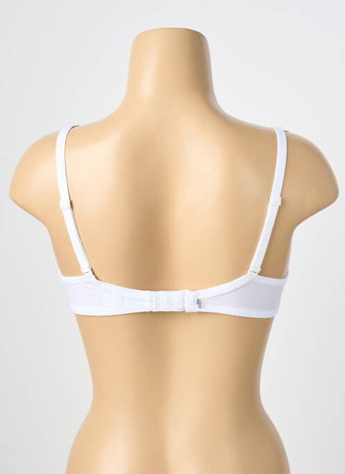 Soutien-gorge effet matière satinée haut soutien-gorge emboitant blanc SIMONE PERELE femme
