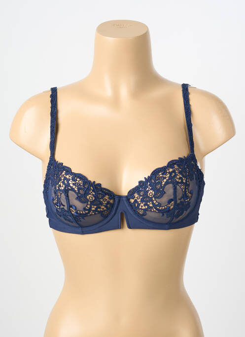 Soutien-gorge légère et transparente haut soutien-gorge emboitant bleu SIMONE PERELE femme