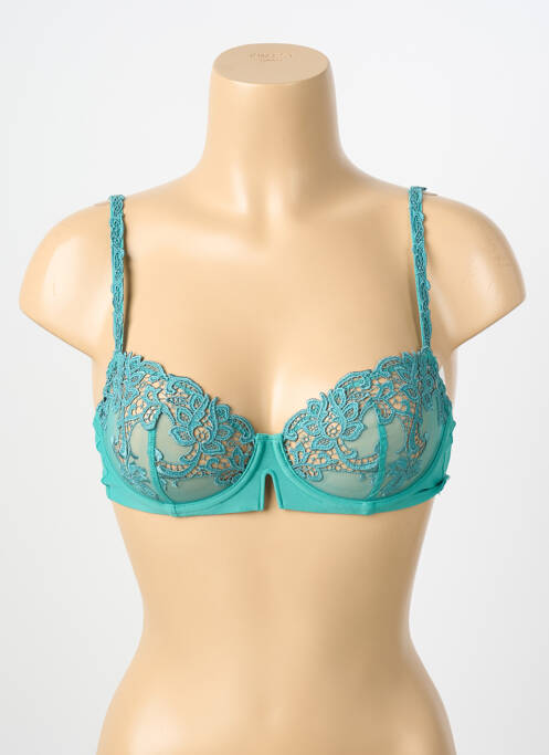 Soutien-gorge légère et transparente haut soutien-gorge emboitant vert SIMONE PERELE femme
