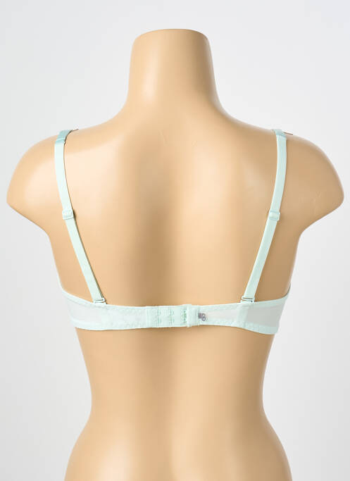 Soutien-gorge effet matière satinée haut soutien-gorge emboitant vert SIMONE PERELE femme