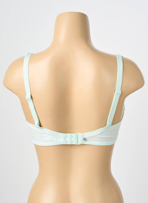 Soutien-gorge effet matière satinée haut soutien-gorge emboitant vert SIMONE PERELE femme