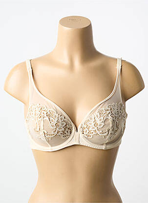 Soutien-gorge broderie haut soutien-gorge emboitant chair SIMONE PERELE femme
