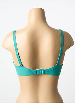 Soutien-gorge broderie haut soutien-gorge emboitant bleu SIMONE PERELE femme