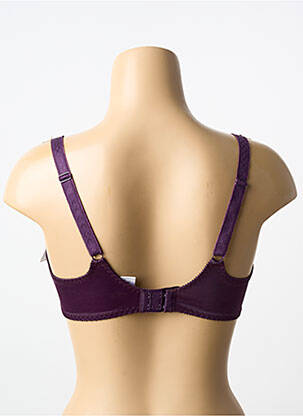 Soutien-gorge légère et transparente haut soutien-gorge emboitant violet EMPREINTE femme