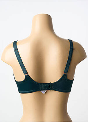 Soutien-gorge broderie haut soutien-gorge emboitant vert EMPREINTE femme