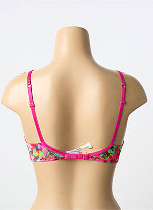 Soutien-gorge broderie haut soutien-gorge emboitant rose LISE CHARMEL femme