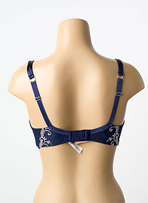 Soutien-gorge broderie haut soutien-gorge emboitant bleu LISE CHARMEL femme