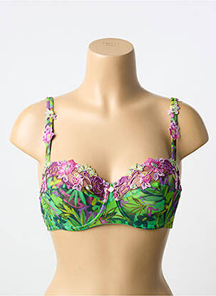 Soutien-gorge haut soutien-gorge balconnet haut soutien-gorge balconnet vert LISE CHARMEL femme