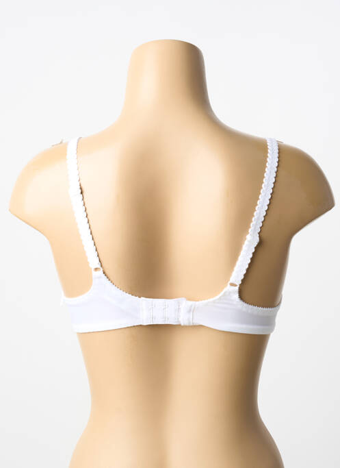 Soutien-gorge légère et transparente haut soutien-gorge emboitant blanc EMPREINTE femme