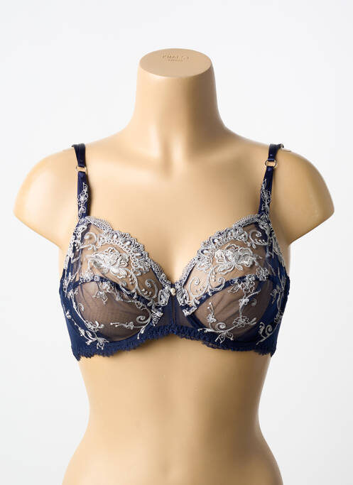Soutien-gorge légère et transparente haut soutien-gorge emboitant bleu LISE CHARMEL femme