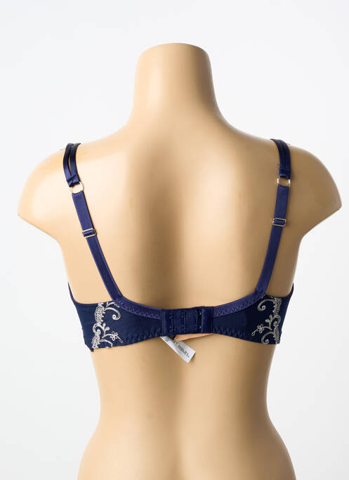 Soutien-gorge légère et transparente haut soutien-gorge emboitant bleu LISE CHARMEL femme