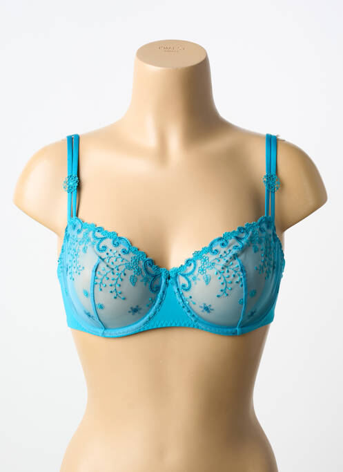 Soutien-gorge légère et transparente haut soutien-gorge emboitant bleu SIMONE PERELE femme