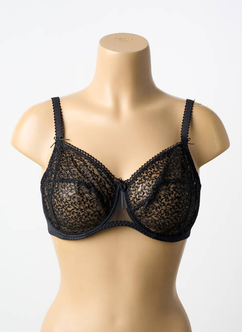 Soutien-gorge légère et transparente haut soutien-gorge emboitant noir EMPREINTE femme