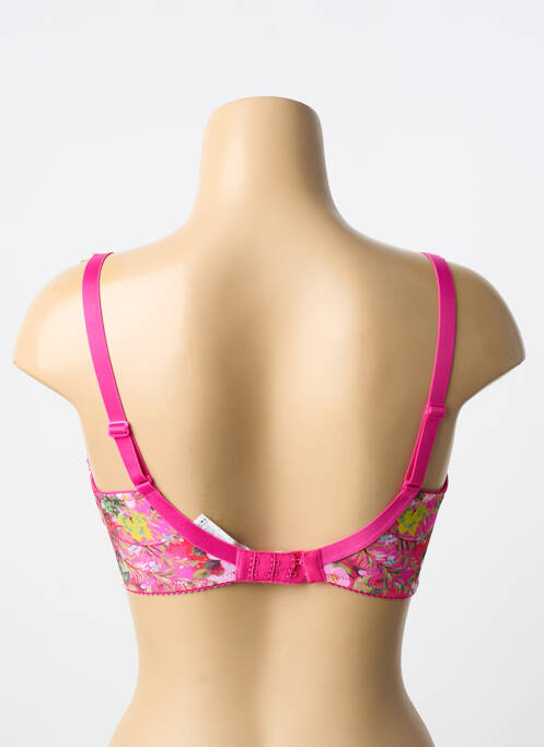 Soutien-gorge légère et transparente haut soutien-gorge emboitant rose LISE CHARMEL femme