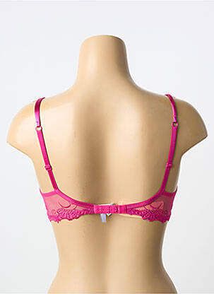 Soutien-gorge légère et transparente haut soutien-gorge emboitant rose LISE CHARMEL femme