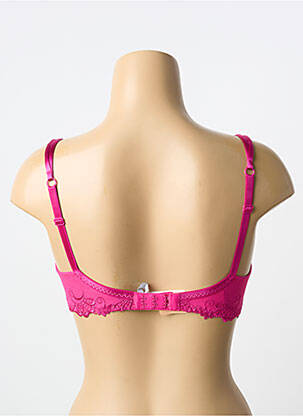 Soutien-gorge légère et transparente haut soutien-gorge emboitant rose LISE CHARMEL femme