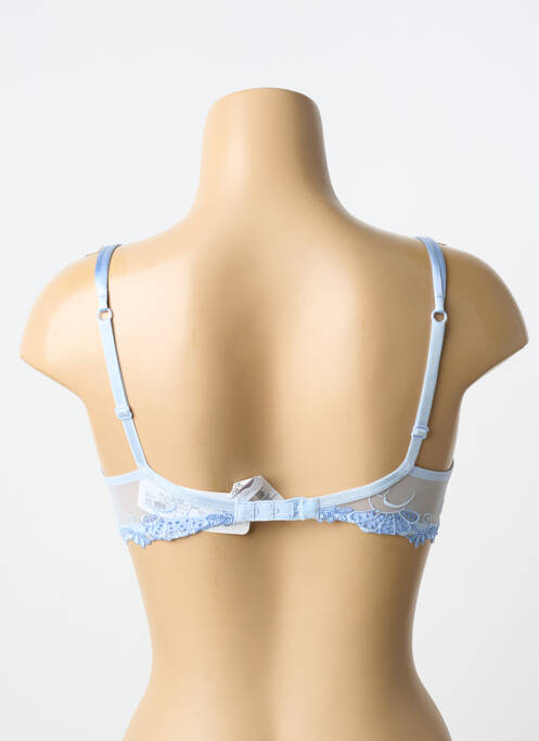 Soutien-gorge légère et transparente haut soutien-gorge emboitant bleu LISE CHARMEL femme
