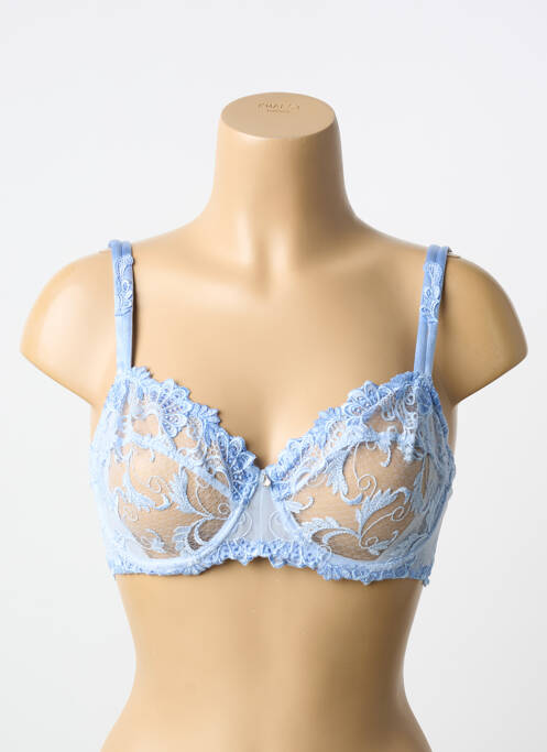 Soutien-gorge légère et transparente haut soutien-gorge emboitant bleu LISE CHARMEL femme