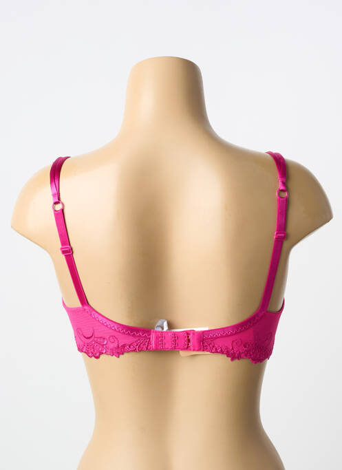 Soutien-gorge légère et transparente haut soutien-gorge emboitant rose LISE CHARMEL femme