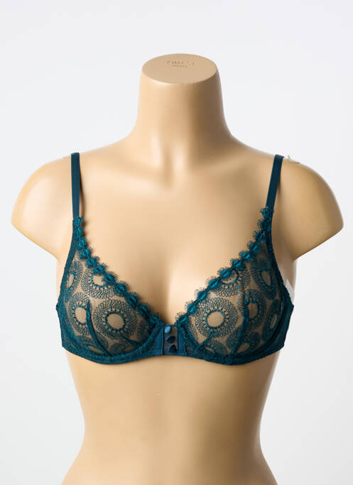 Soutien-gorge légère et transparente haut soutien-gorge emboitant vert SIMONE PERELE femme