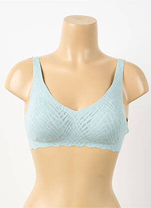Soutien-gorge sans armature haut soutien-gorge avec mousse de rembourrage amovible vert SLOGGI femme