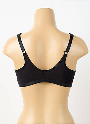 Soutien-gorge effet matière satinée haut soutien-gorge emboitant noir FELINA femme